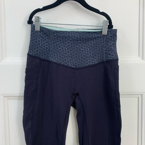 lululemon athletica Pants - High rise blue Lululemon leggings
